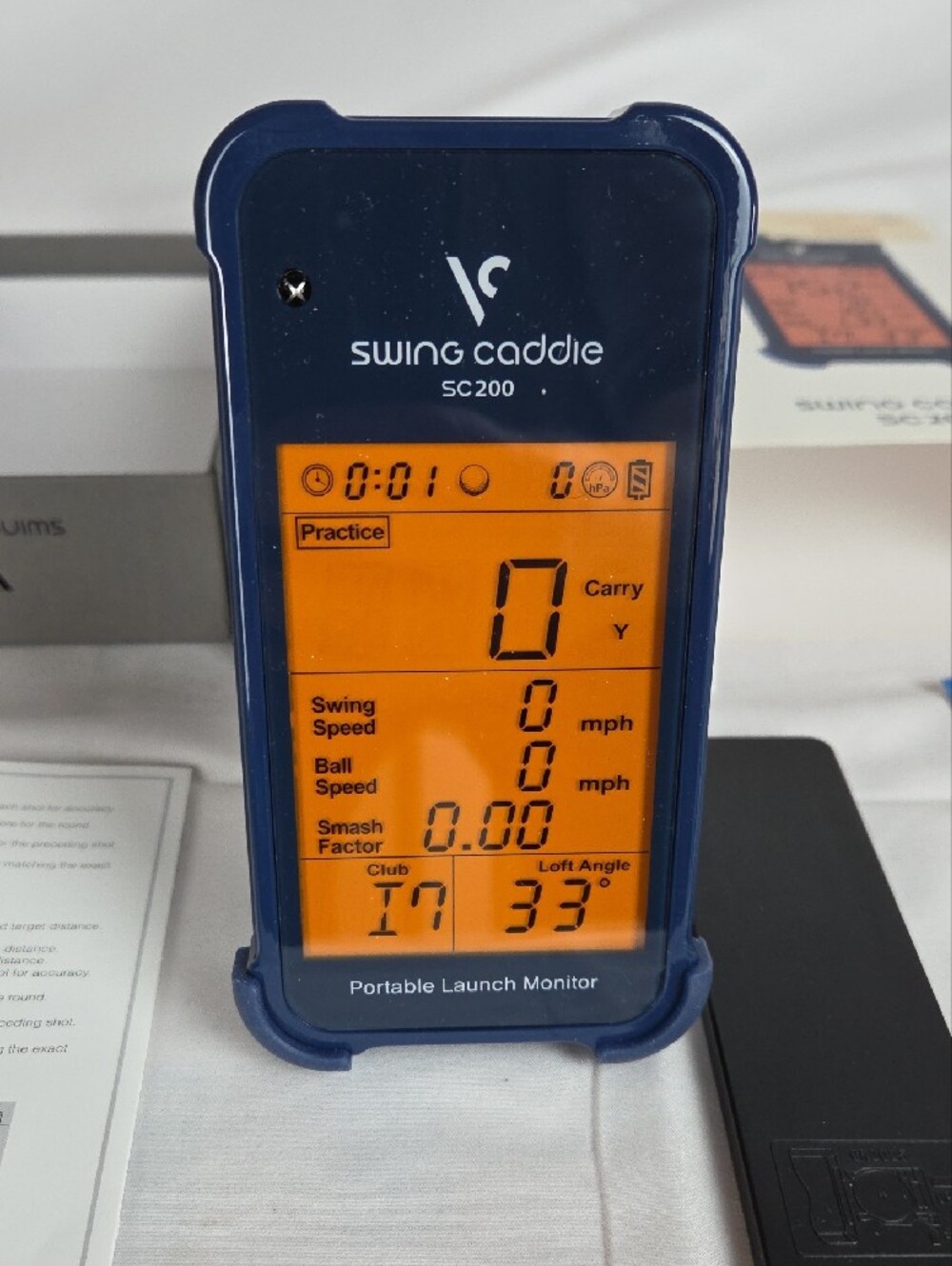 SC200 Portable Launch Monitor - Blue